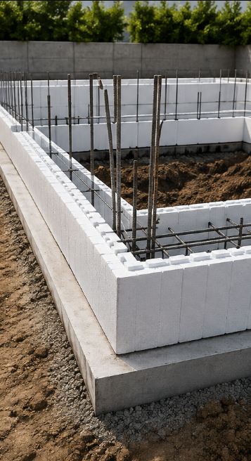 Bloco para Fundação ICF